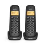 TELÉFONO INALÁMBRICO GIGASET AL130 DÚO NEGRO